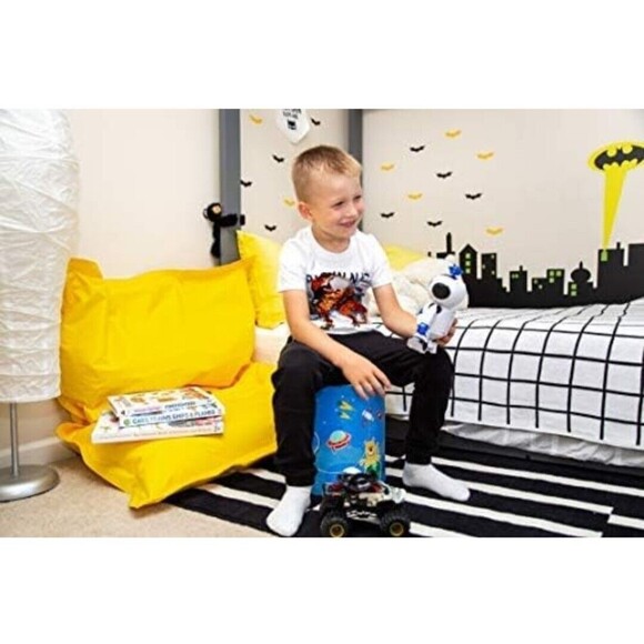 Kids Toy Storage Stool – Use As Baby/Kid Laundry Hamper or Toys Storage Box - Picture 2 of 9